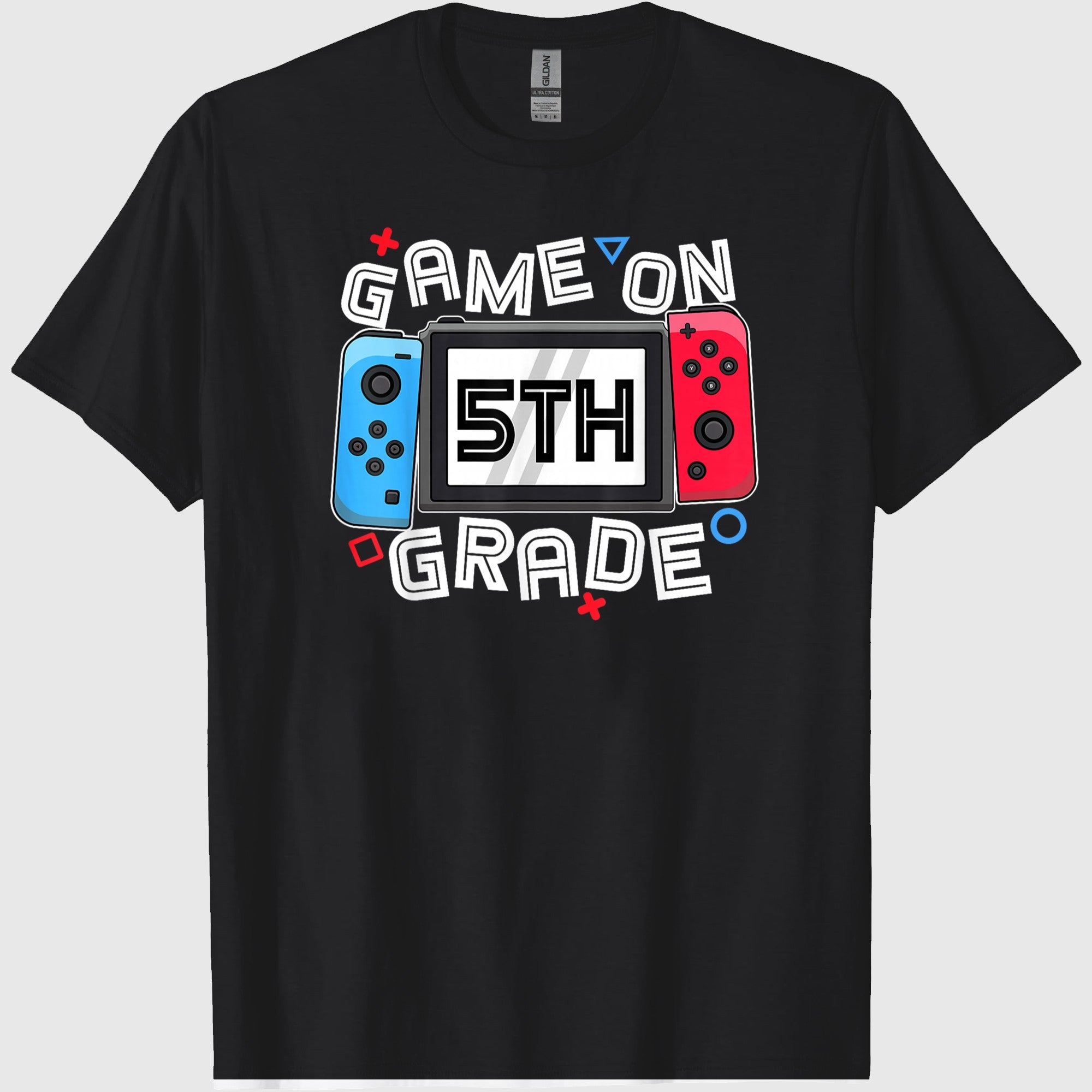 Game On 5th Grade Back To School Video Gamer Boys Kids T-Shirt