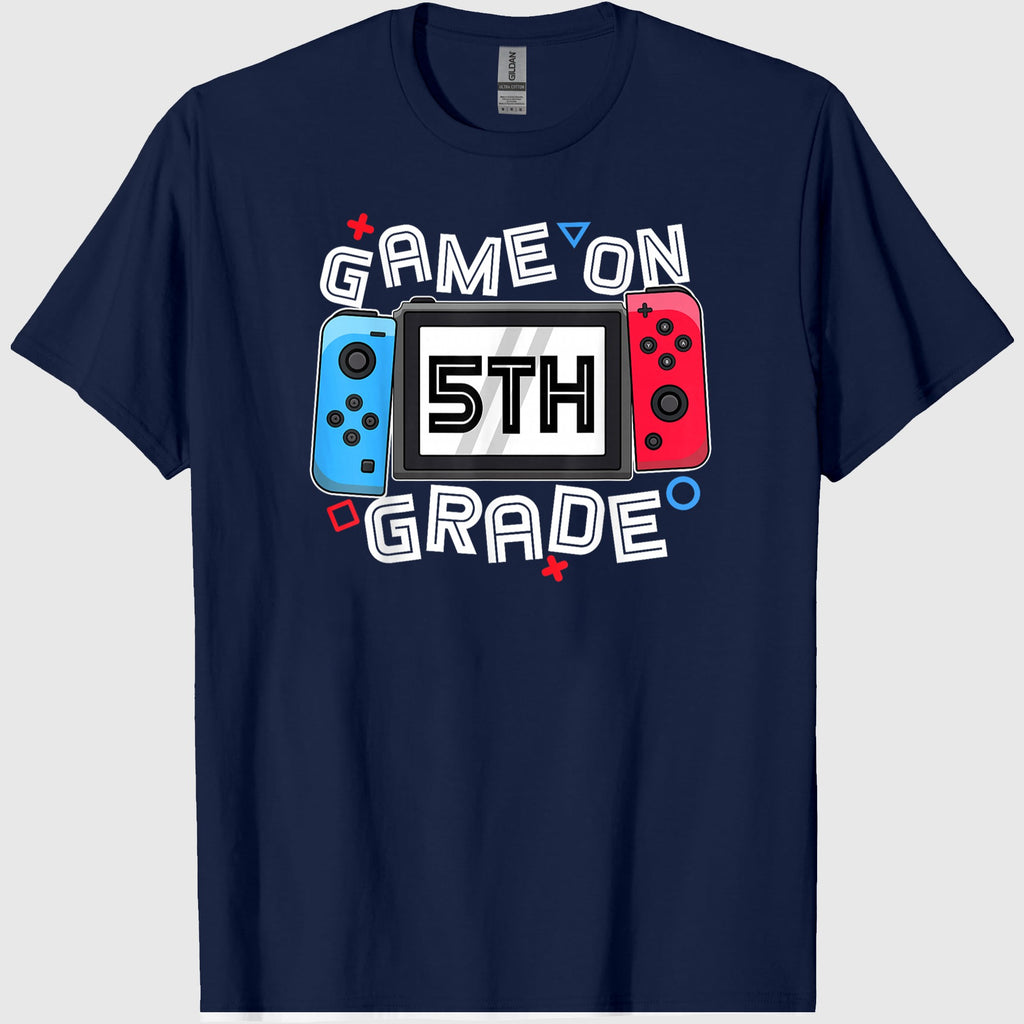 Game On 5th Grade Back To School Video Gamer Boys Kids T-Shirt