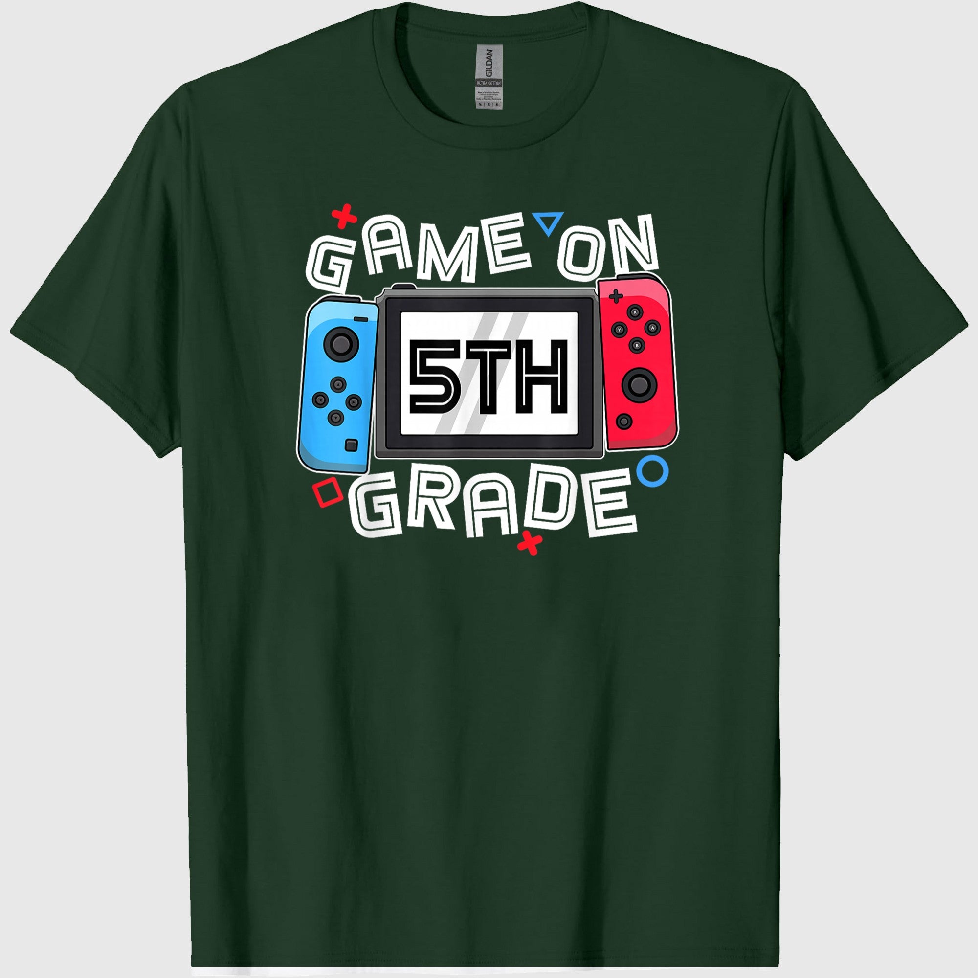 Game On 5th Grade Back To School Video Gamer Boys Kids T-Shirt