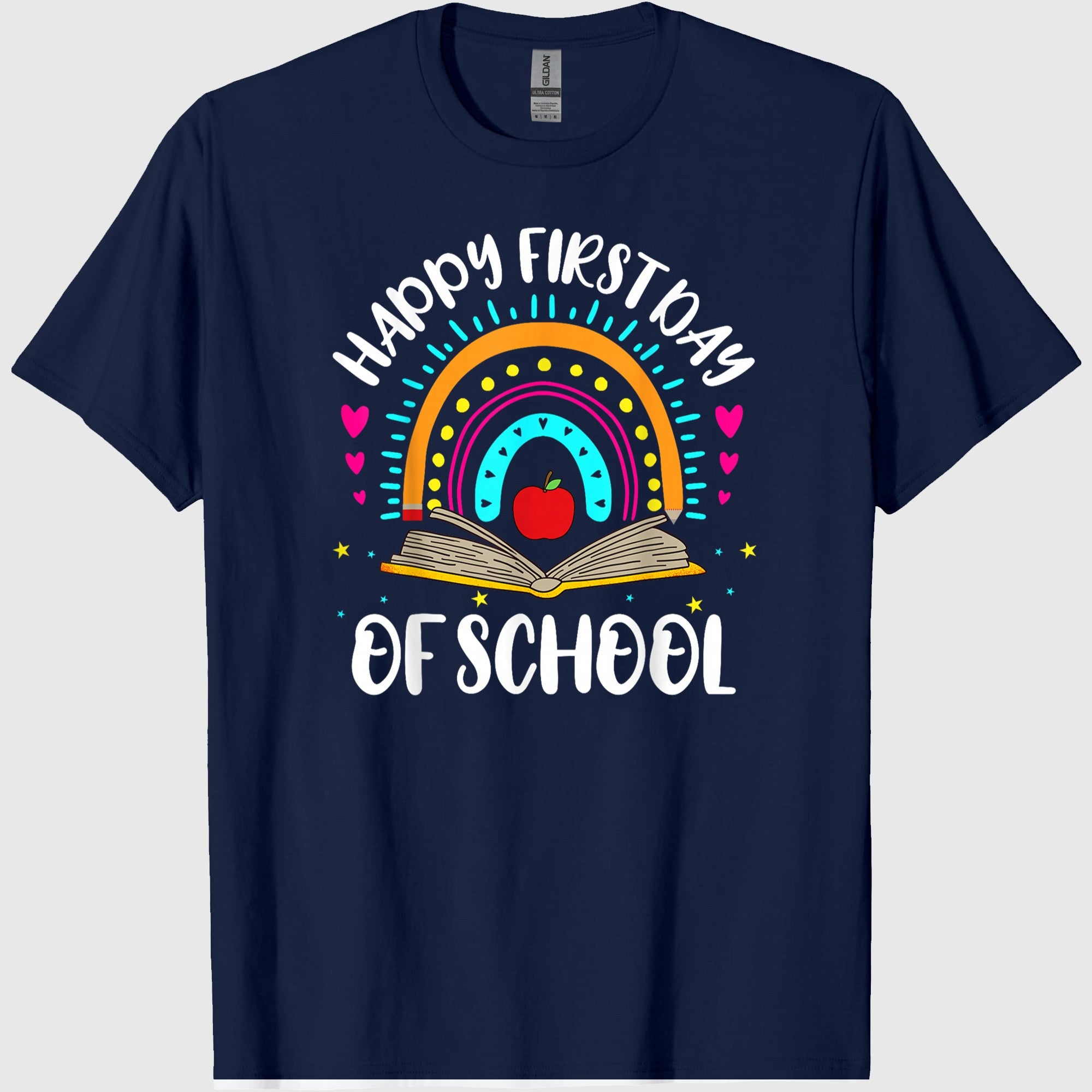 Happy First Day Of School Teachers Kids Back To School T-Shirt